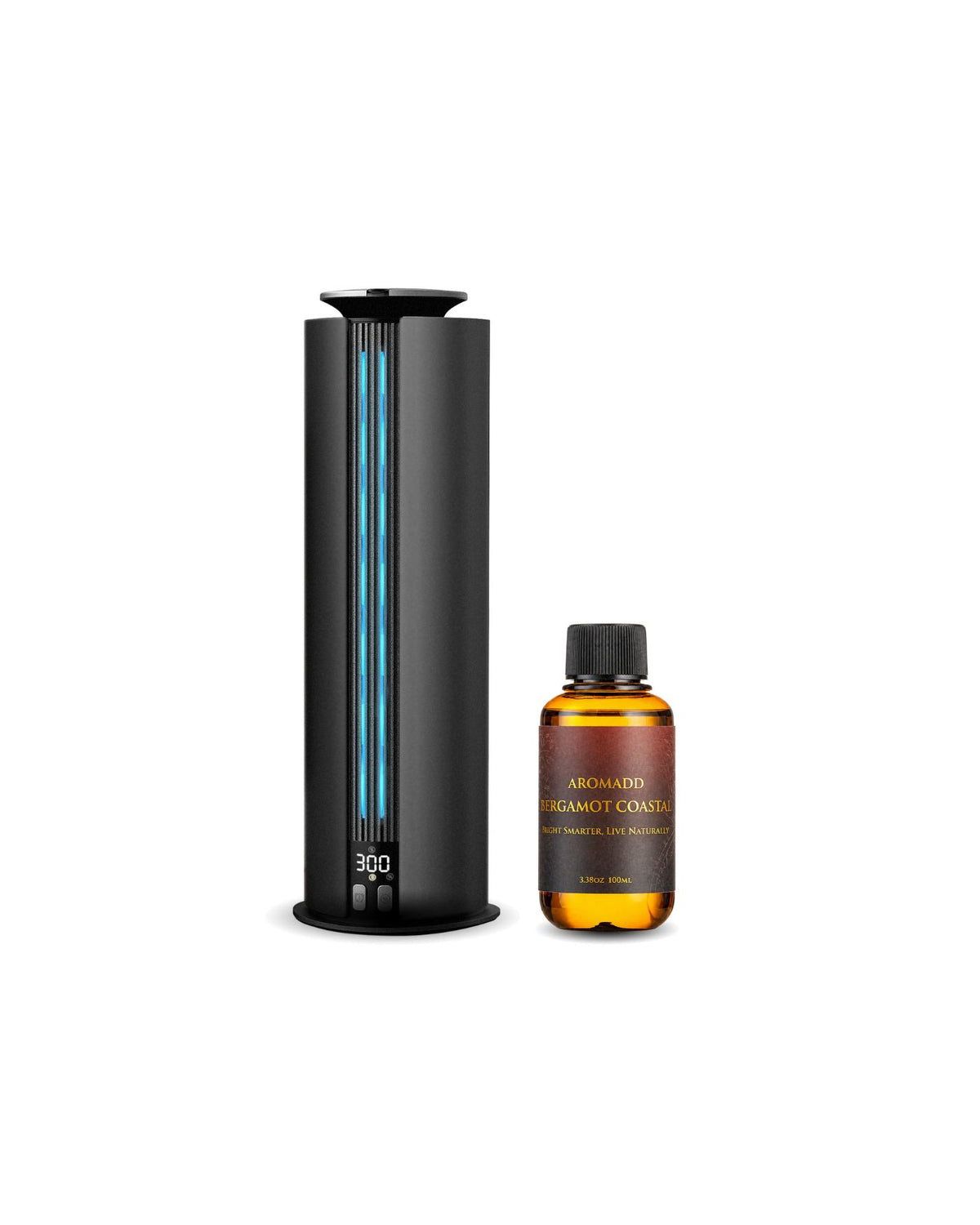 B-Air Smart Tower Diffuser - Bundle with Bergamot Coastal or Pumpkin Spice Oil