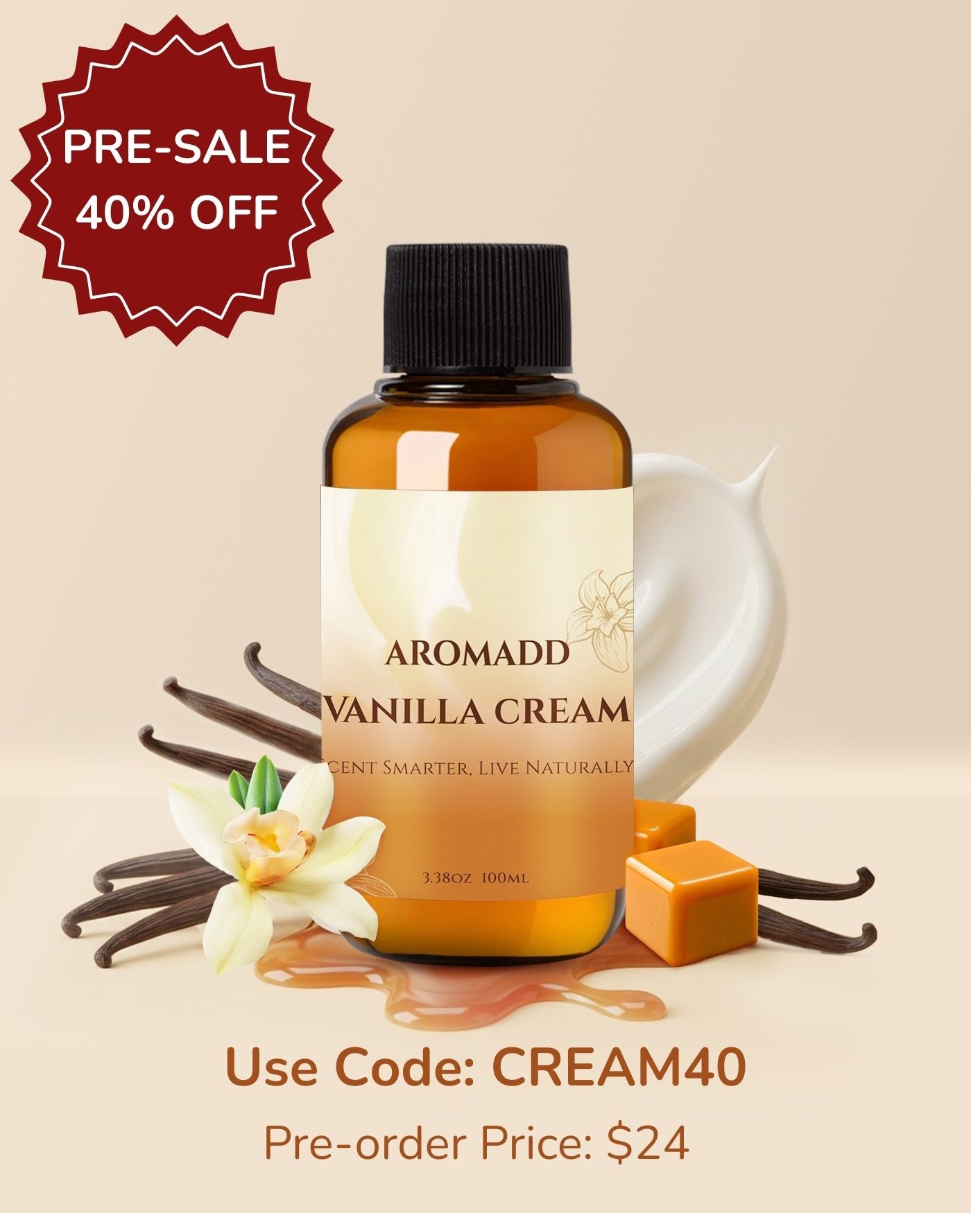 【Pre-sale】Vanilla Cream Essential Oil