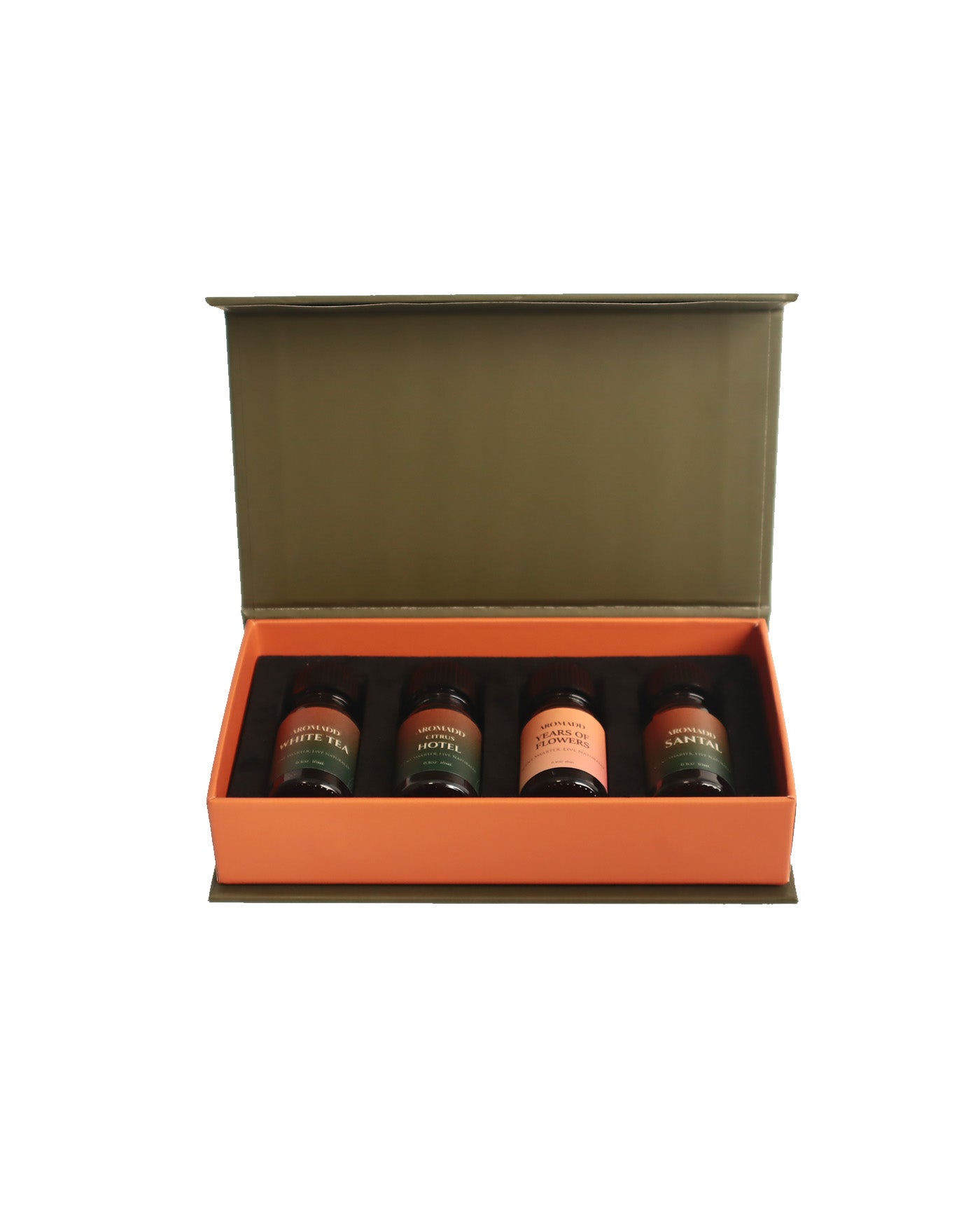 The Variety Collection: Bright Citrus, Warm Wood & Sweet Florals (4x10ml)