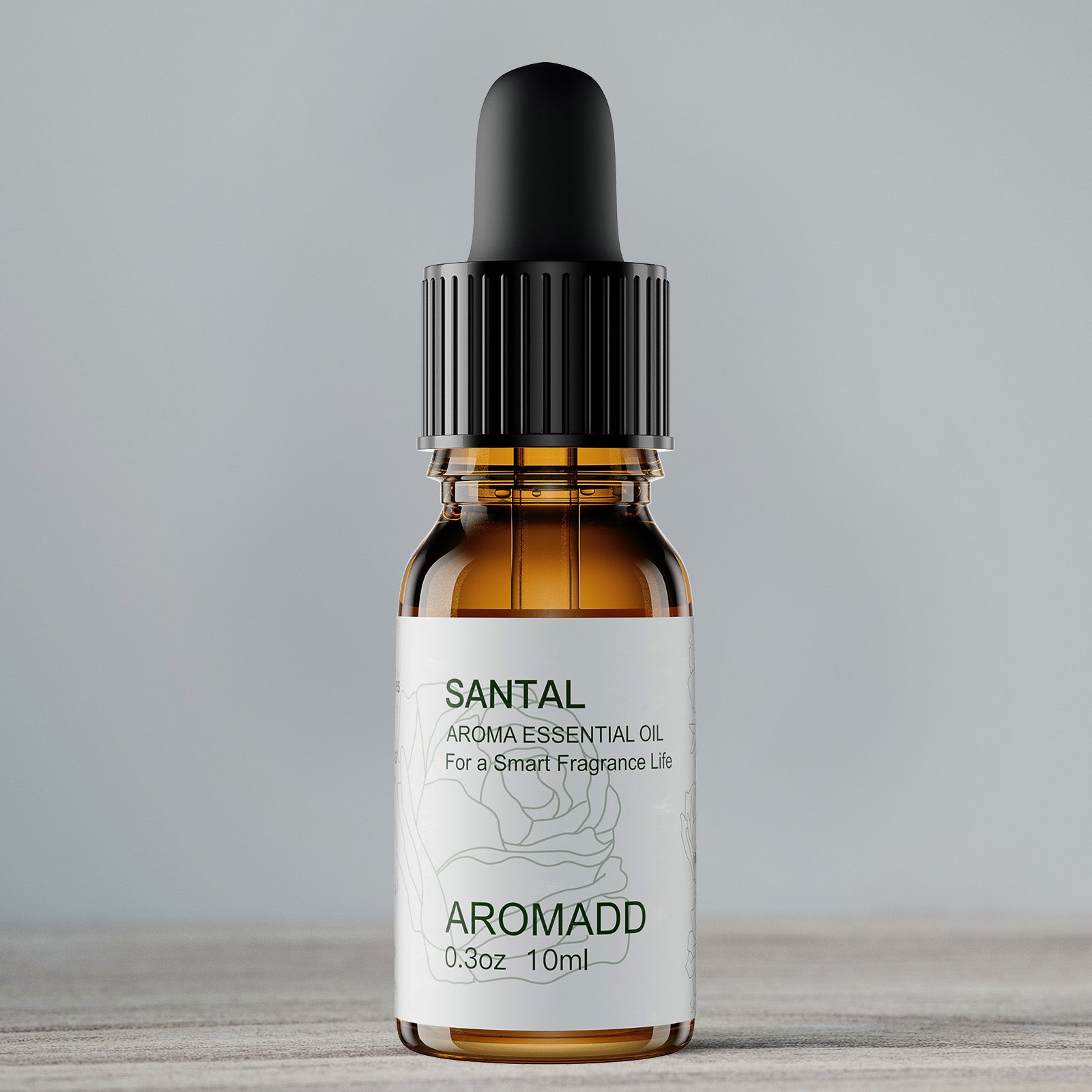 100% Pure Santal Essential Oil - 0.3 fl oz (10 mL) Glass Bottle - AromaddHome & Garden > Decor > Home Fragrances > Fragrance Oil