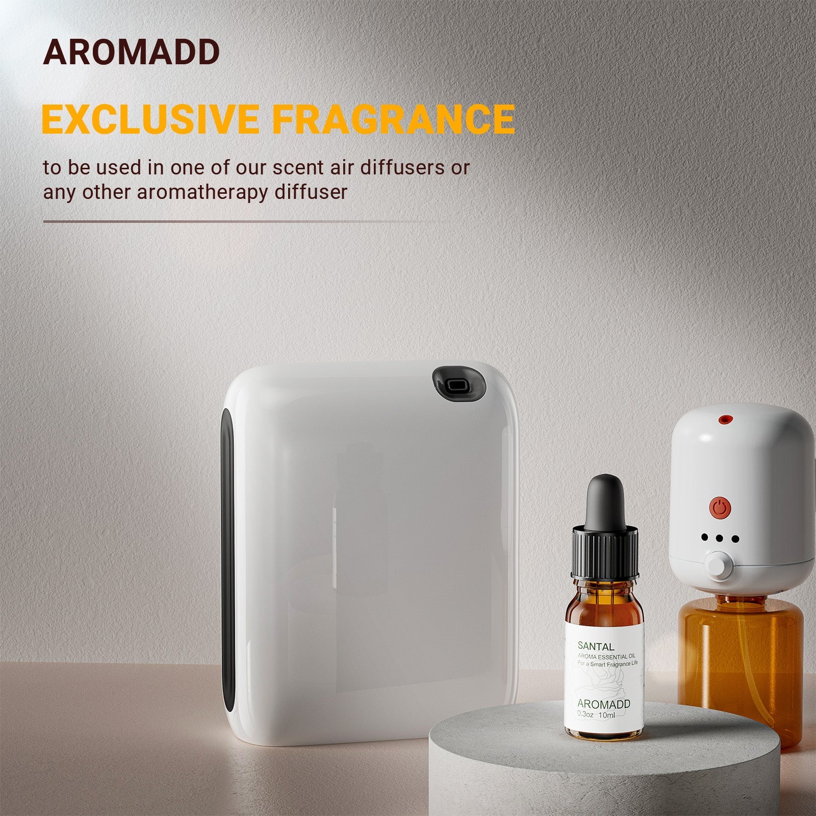 100% Pure Santal Essential Oil - 0.3 fl oz (10 mL) Glass Bottle - AromaddHome & Garden > Decor > Home Fragrances > Fragrance Oil