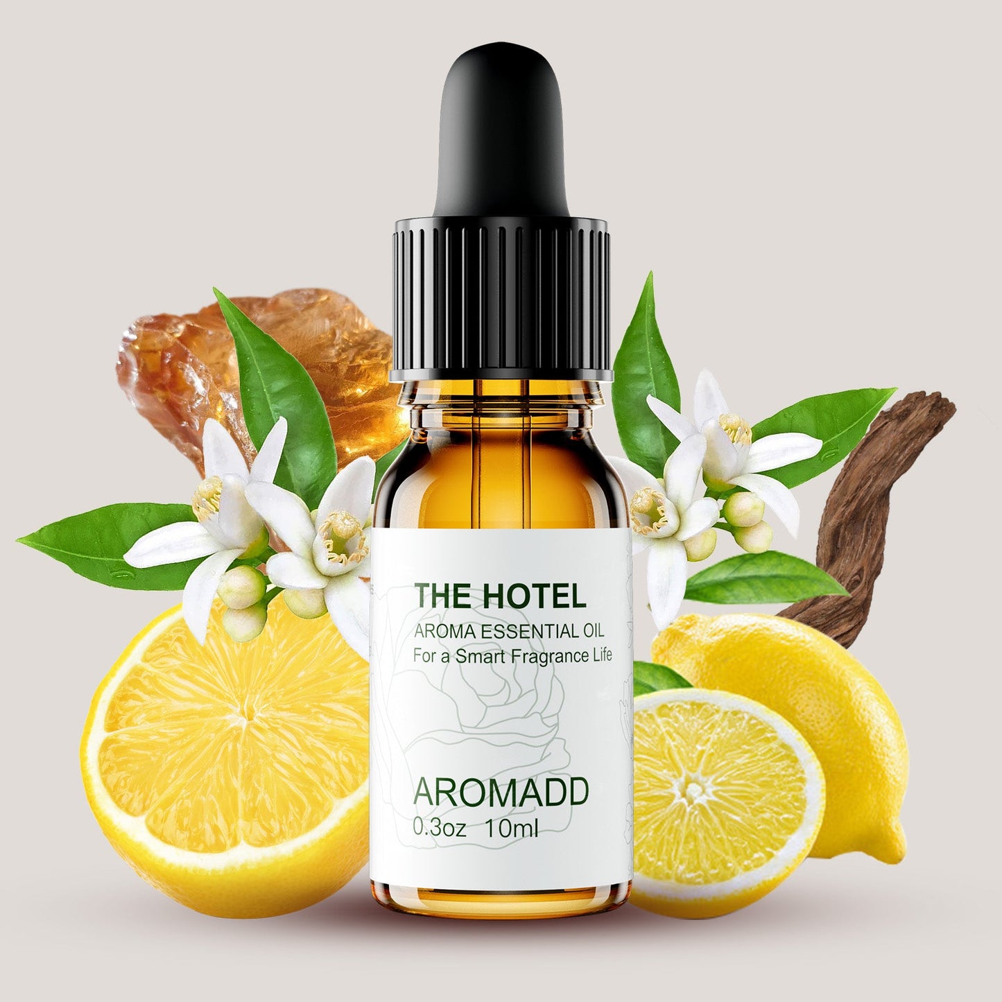 100% Pure The Hotel Essential Oil - 0.3 fl oz (10 mL) Glass Bottle - AromaddEssential oil