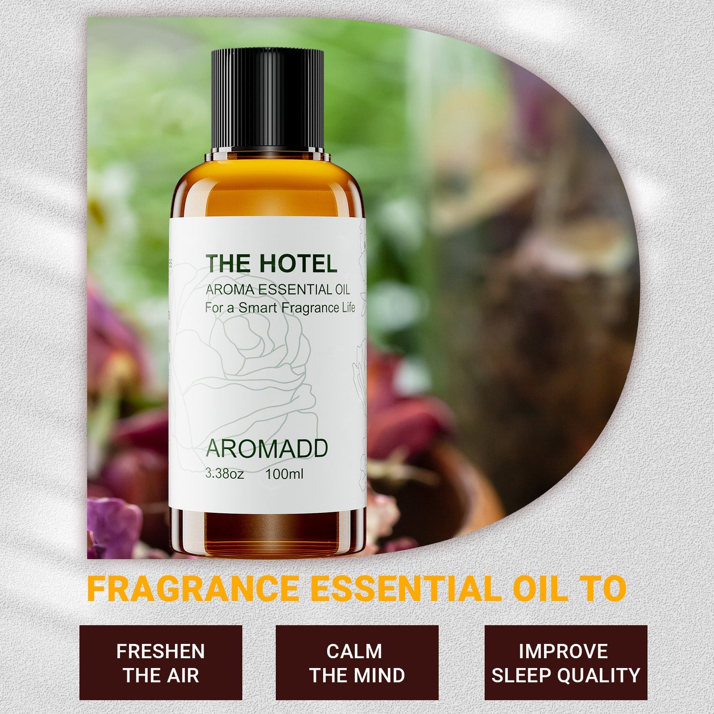 100% Pure The Hotel Essential Oil - 3.4 fl oz (100 mL) Plastic Bottle - AromaddEssential oil