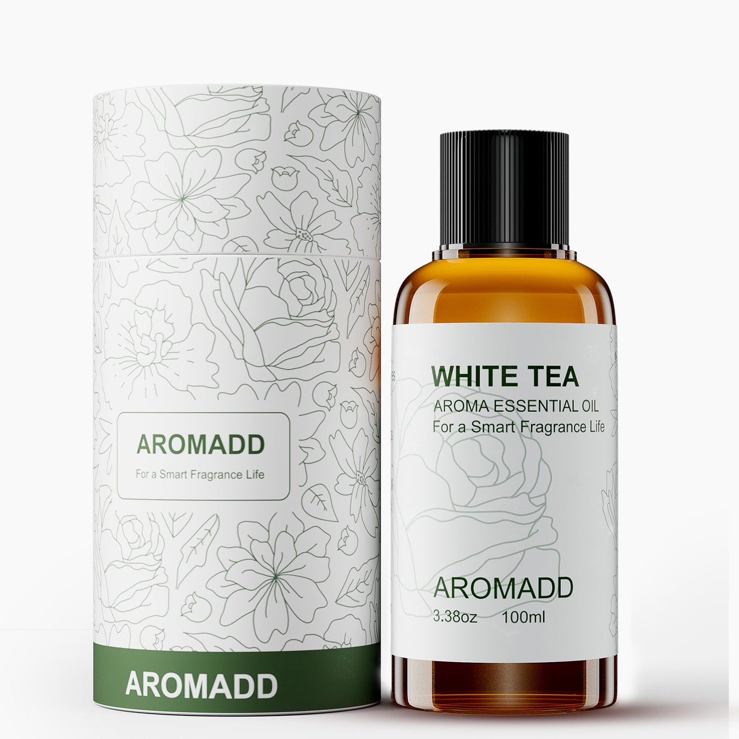 100% Pure White Tea Essential Oil - 3.4 fl oz (100 mL) Plastic Bottle - AromaddEssential oil