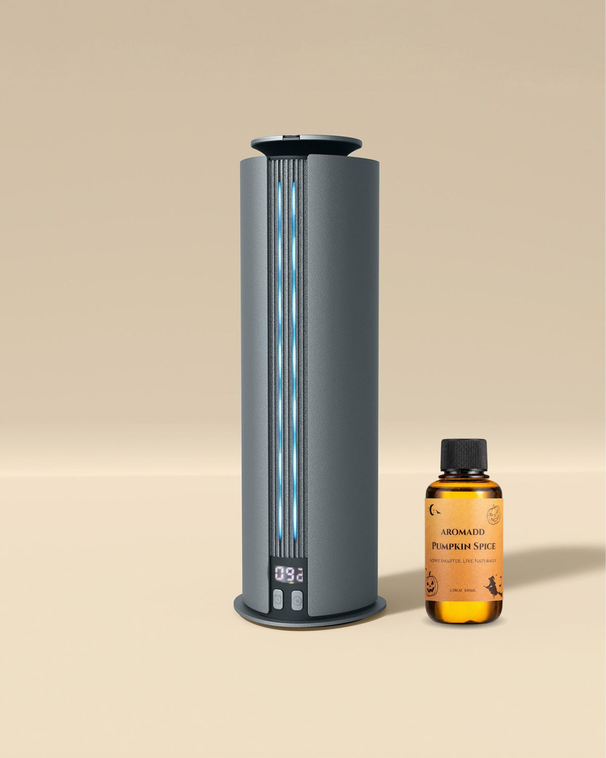 B-Air Smart Tower Diffuser - Bundle with Bergamot Coastal or Pumpkin Spice Oil