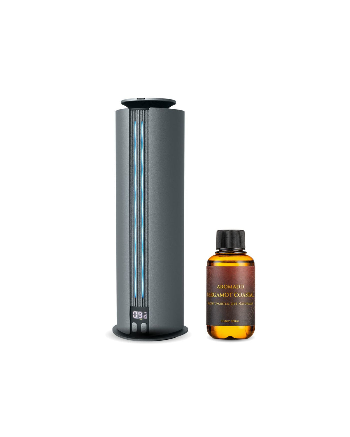 B-Air Smart Tower Diffuser - Bundle with Bergamot Coastal or Pumpkin Spice Oil