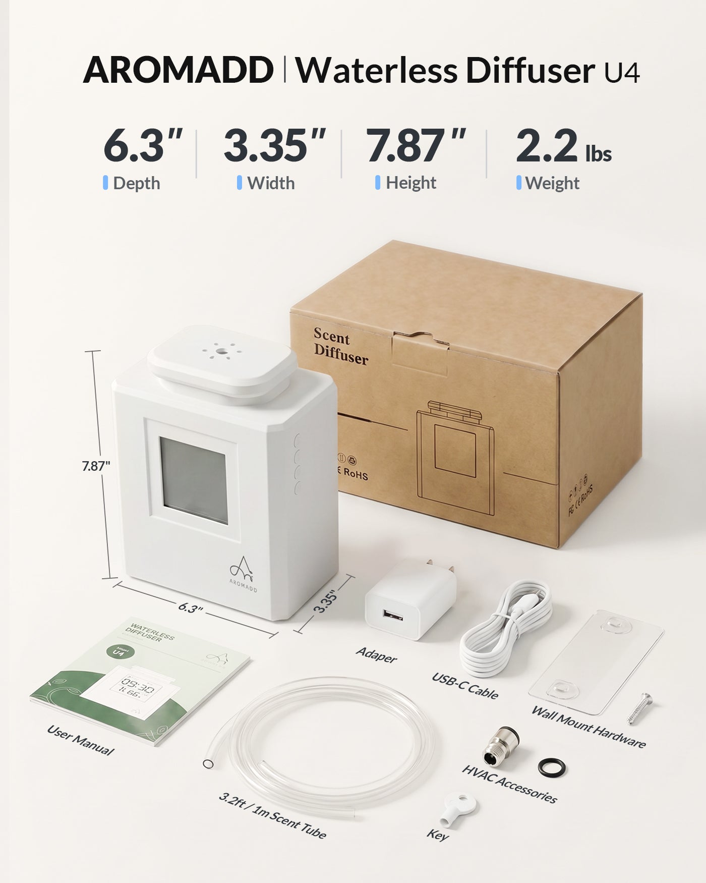 U4 Waterless Whole-House HVAC Scent Diffuser
