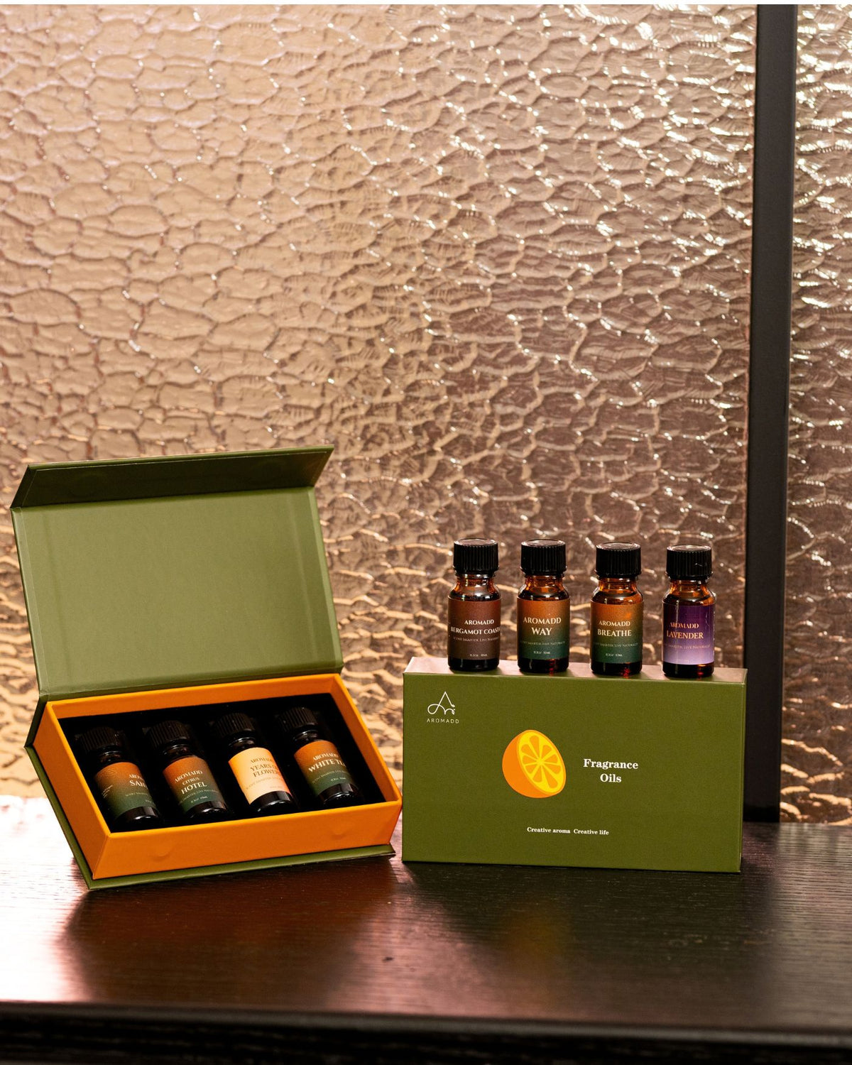 U5 HVAC Scent Diffuser + 4-Pack Oil Discovery Kit
