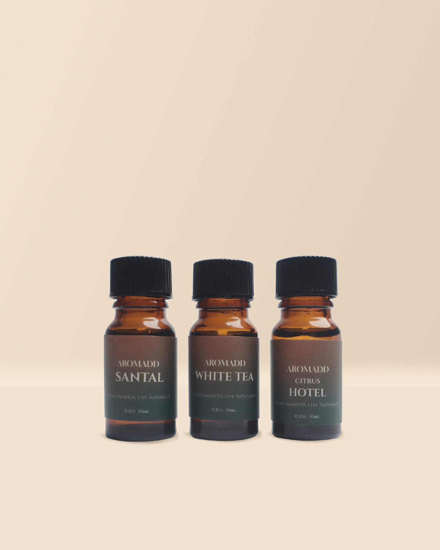 The Hotel & White Tea & Santal-Essential Oil Blend Set 3* 0.3 fl oz (3*10 mL)