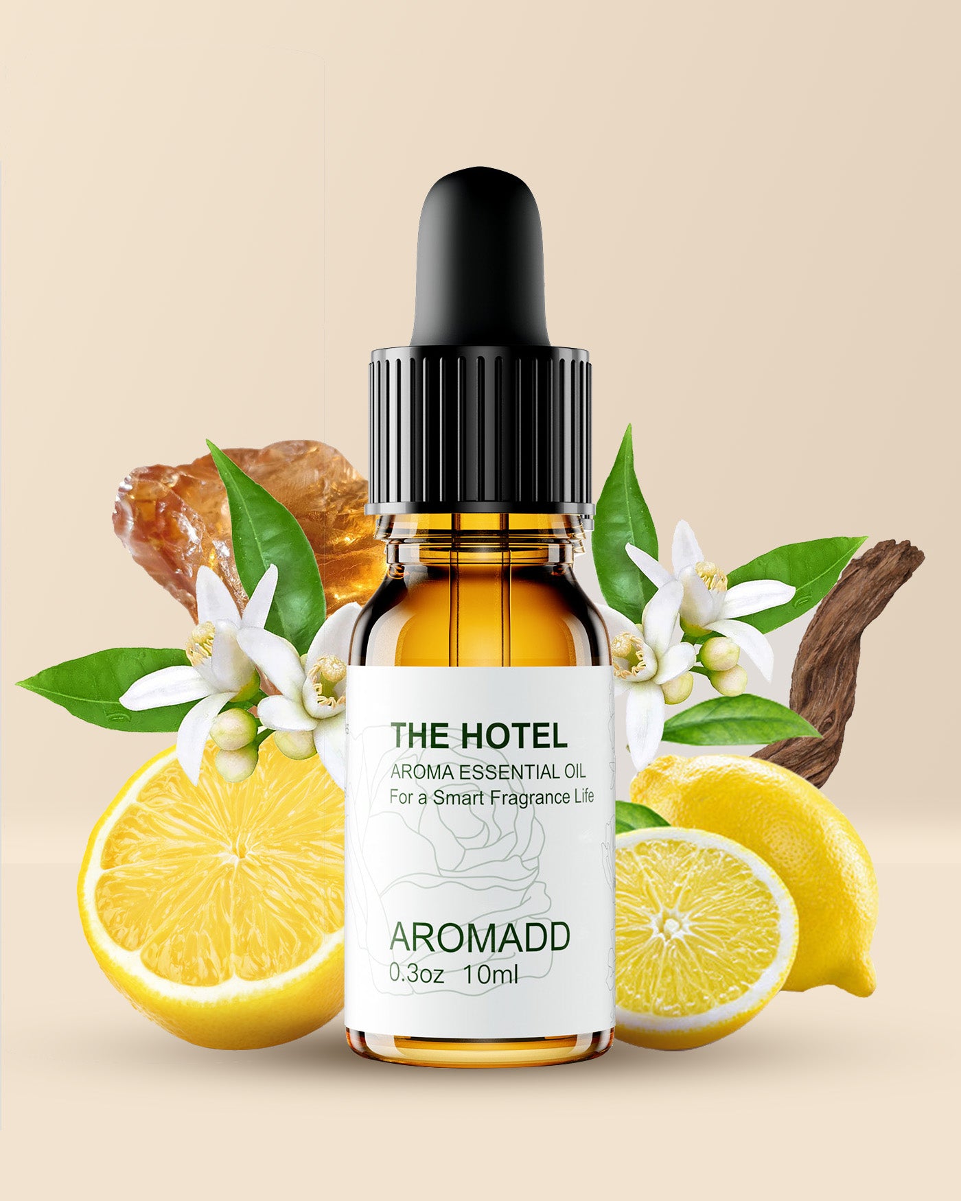 The Hotel & White Tea & Santal-Essential Oil Blend Set 3* 0.3 fl oz (3*10 mL)
