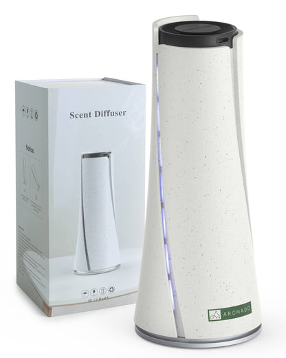 C - air Diffuser – 1800 Sq Ft Coverage, 100ml Waterless Essential Oil Diffuser - AromaddDiffuser