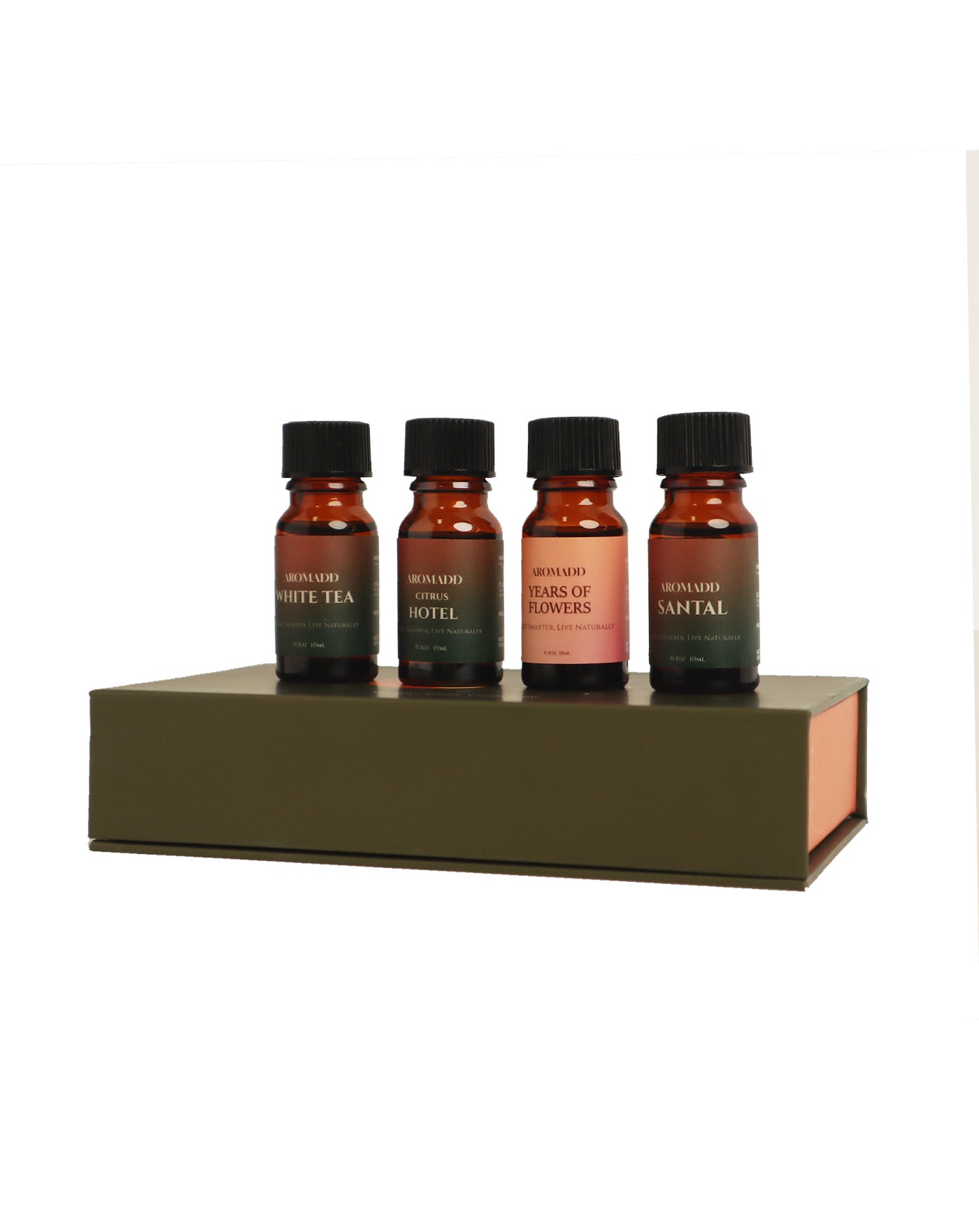 The Variety Collection: Bright Citrus, Warm Wood & Sweet Florals (4x10ml)