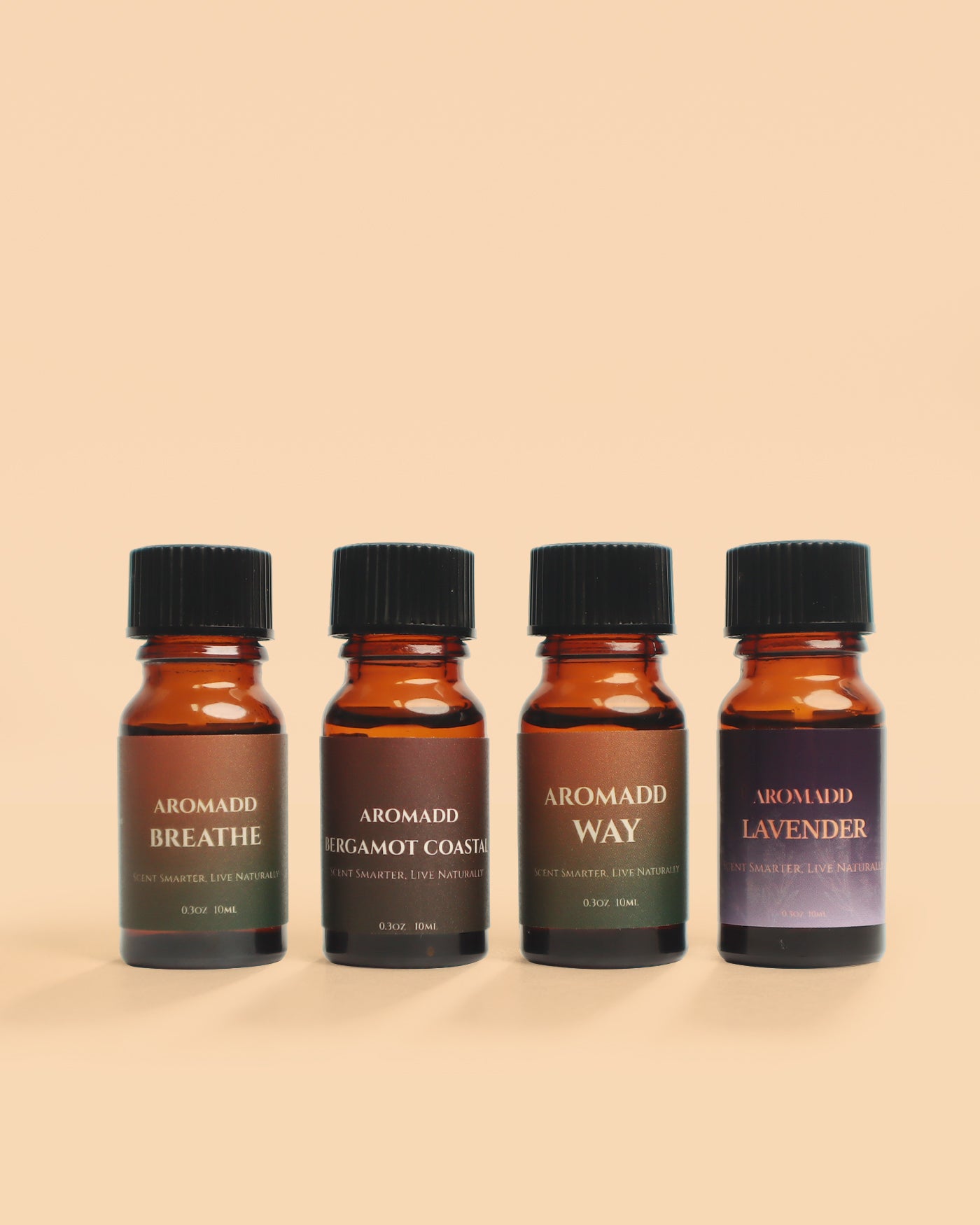 Wellness Essentials Set - Herbaceous, Woody & Citrus Oils (4 x 10ml)