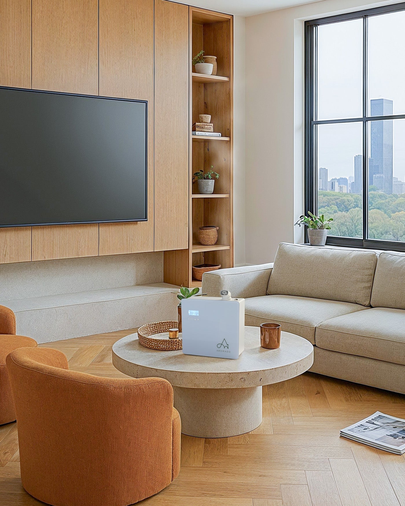 U5 Smart HVAC Essential Oil Diffuser - Aromaddnebulizing essential oil diffuser